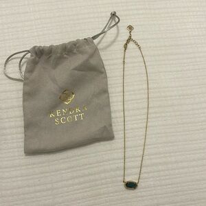 14k gold plated elisa green elisa pendant kendra scott necklace